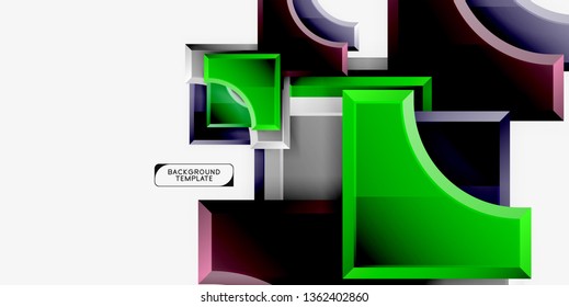 Fondo abstracto geométrico moderno. Diseño mínimo de vectores