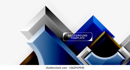 Modern geometrical abstract background. Vector minimal design