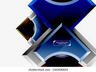 Modern geometrical abstract background. Vector minimal design