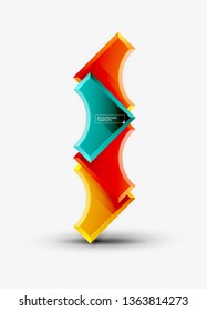 Fondo abstracto geométrico moderno. Diseño mínimo de vectores