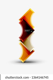 Modern geometrical abstract background. Vector minimal design