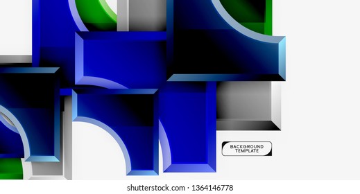 Fundo abstrato geométrico moderno. Design mínimo de vetor