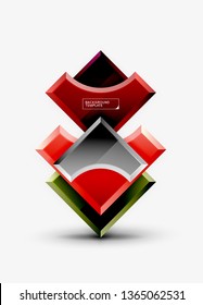 Fondo abstracto geométrico moderno. Diseño mínimo de vectores