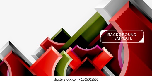 Fondo abstracto geométrico moderno. Diseño mínimo de vectores