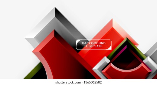 Modern geometrical abstract background. Vector minimal design