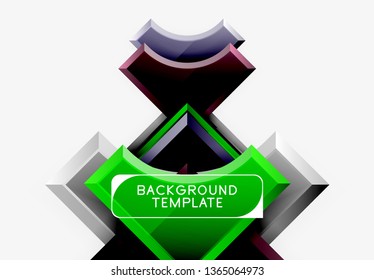 Fondo abstracto geométrico moderno. Diseño mínimo de vectores