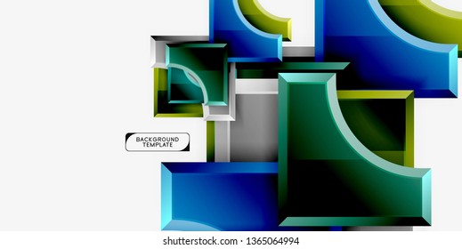 Modern geometrical abstract background. Vector minimal design