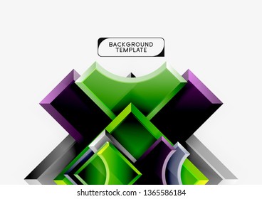 Modern geometrical abstract background. Vector minimal design