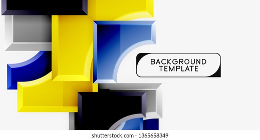 Fondo abstracto geométrico moderno. Diseño mínimo de vectores