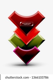 Modern geometrical abstract background. Vector minimal design