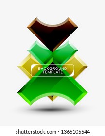 Fondo abstracto geométrico moderno. Diseño mínimo de vectores