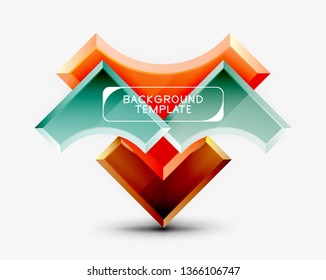 Fondo abstracto geométrico moderno. Diseño mínimo de vectores