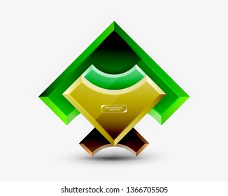 Modern geometrical abstract background. Vector minimal design