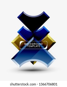 Fondo abstracto geométrico moderno. Diseño mínimo de vectores