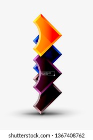 Fondo abstracto geométrico moderno. Diseño mínimo de vectores