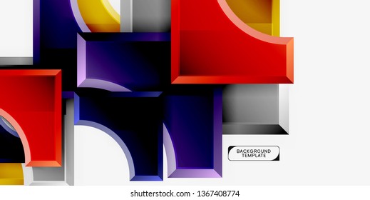 Moderner, geometrischer abstrakter Hintergrund. minimales Vektordesign