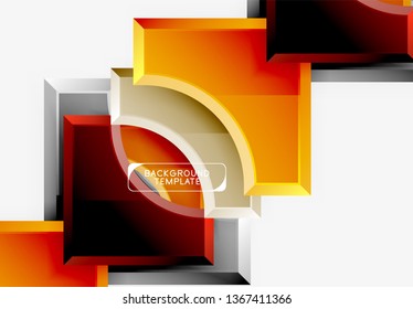 Modern geometrical abstract background. Vector minimal design