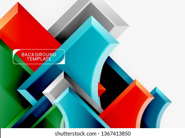 Fondo abstracto geométrico moderno. Diseño mínimo de vectores