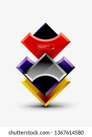 Fondo abstracto geométrico moderno. Diseño mínimo de vectores