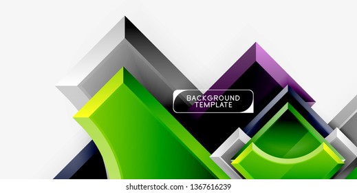 Modern geometrical abstract background. Vector minimal design