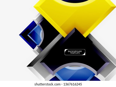 Modern geometrical abstract background. Vector minimal design