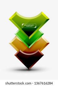 Modern geometrical abstract background. Vector minimal design