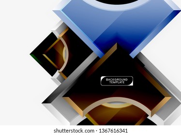 Fondo abstracto geométrico moderno. Diseño mínimo de vectores