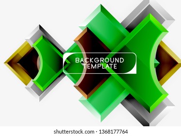 Modern geometrical abstract background. Vector minimal design