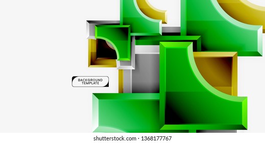 Modern geometrical abstract background. Vector minimal design