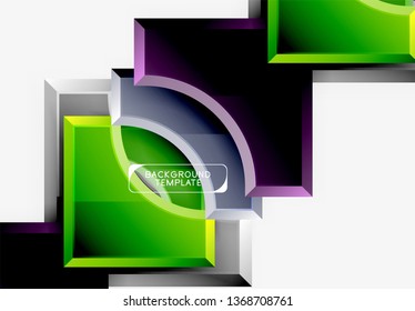Fondo abstracto geométrico moderno. Diseño mínimo de vectores
