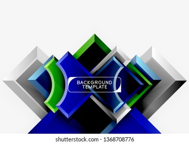 Fondo abstracto geométrico moderno. Diseño mínimo de vectores