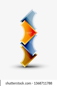 Fondo abstracto geométrico moderno. Diseño mínimo de vectores