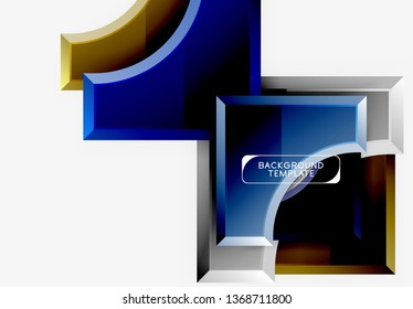 Fondo abstracto geométrico moderno. Diseño mínimo de vectores