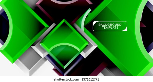 Modern geometrical abstract background. Vector minimal design