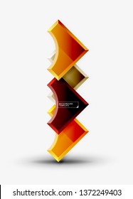 Fondo abstracto geométrico moderno. Diseño mínimo de vectores