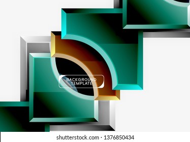 Fondo abstracto geométrico moderno. Diseño mínimo de vectores