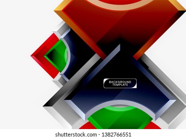 Fondo abstracto geométrico moderno. Diseño mínimo de vectores