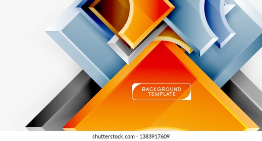 Modern geometrical abstract background. Vector minimal design