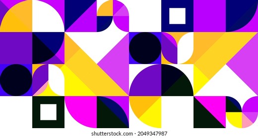 Modern geometrical abstract background. Vector pattern design in Scandinavian style