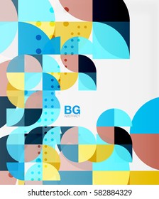 Modern geometrical abstract background. Vector template background for workflow layout, diagram, number options or web design