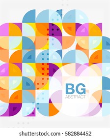 Modern geometrical abstract background. Vector template background for workflow layout, diagram, number options or web design