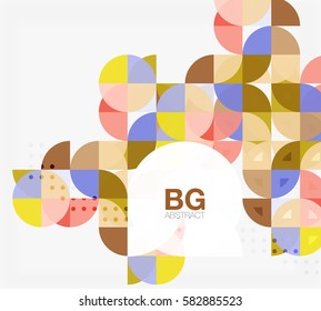 Modern geometrical abstract background. Vector template background for workflow layout, diagram, number options or web design