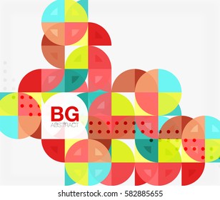 Modern geometrical abstract background. Vector template background for workflow layout, diagram, number options or web design
