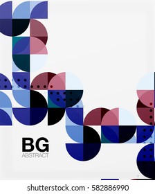 Moderner, geometrischer abstrakter Hintergrund. Vektorvorlagenhintergrund für das Workflowlayout, -diagramm, -nummeroptionen oder Webdesign