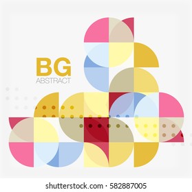 Modern geometrical abstract background. Vector template background for workflow layout, diagram, number options or web design