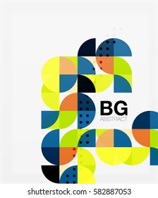 Modern geometrical abstract background. Vector template background for workflow layout, diagram, number options or web design