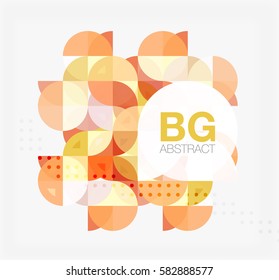 Modern geometrical abstract background. Vector template background for workflow layout, diagram, number options or web design