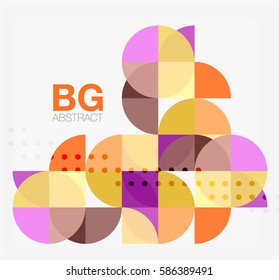Modern geometrical abstract background. Vector template background for workflow layout, diagram, number options or web design