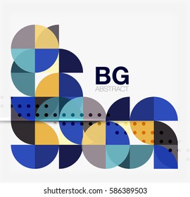 Modern geometrical abstract background. Vector template background for workflow layout, diagram, number options or web design