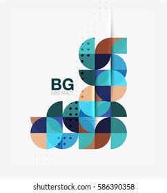 Modern geometrical abstract background. Vector template background for workflow layout, diagram, number options or web design